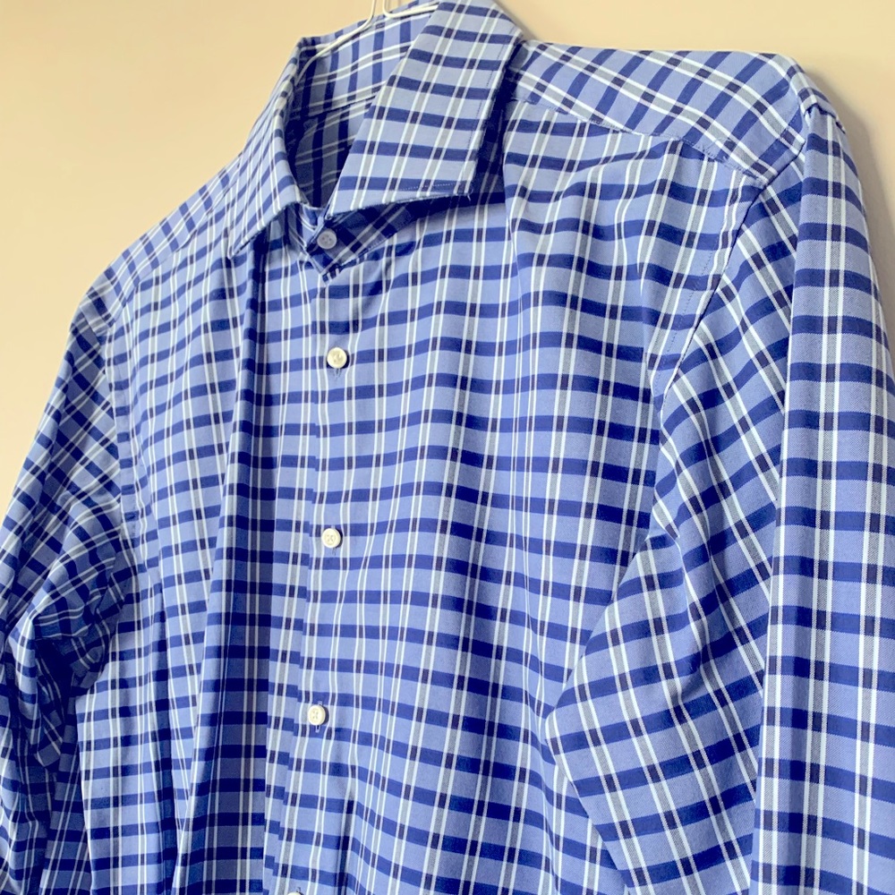 Hugo Boss Plaid Dress Shirt